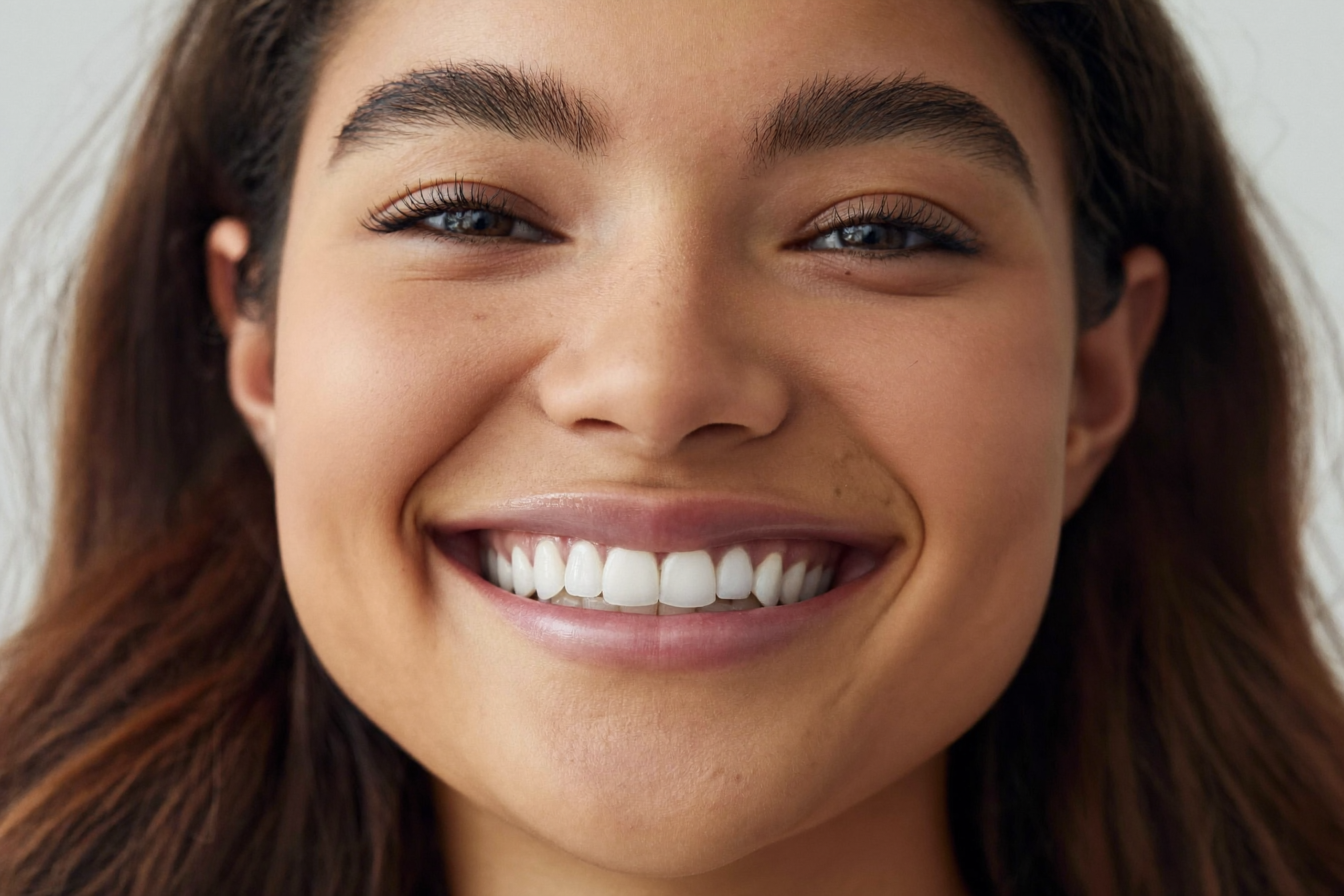 Resultado de brackets de zafiro en paciente de Clínica Dental Sonrise Lima